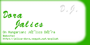 dora jalics business card